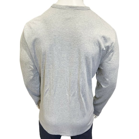NWT CHAMPION AUTHENTIC MENS LIGHT GRAY COTTON JERSEY LONG SLEEVE SWEATSHIRT XL - Picture 2 of 5